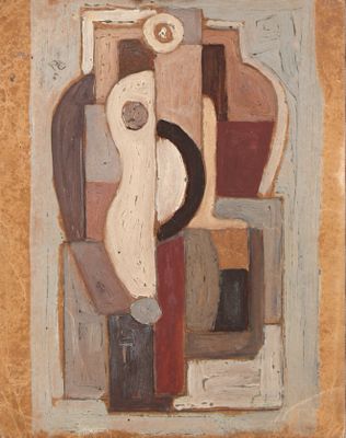 Nadia Khodossievitch-Léger (1904-1983) Nu aux vases n°II Gou…