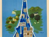 affiche représentant la tour Eiffel à Paris, en France