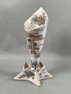 Emile GALLE (Lorraine), période Saint-Clément. Vase formant … - Photo 1