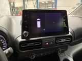 a picture of a car dashboard with a gps device in it