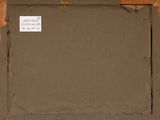 a picture of a piece of brown paper on a table