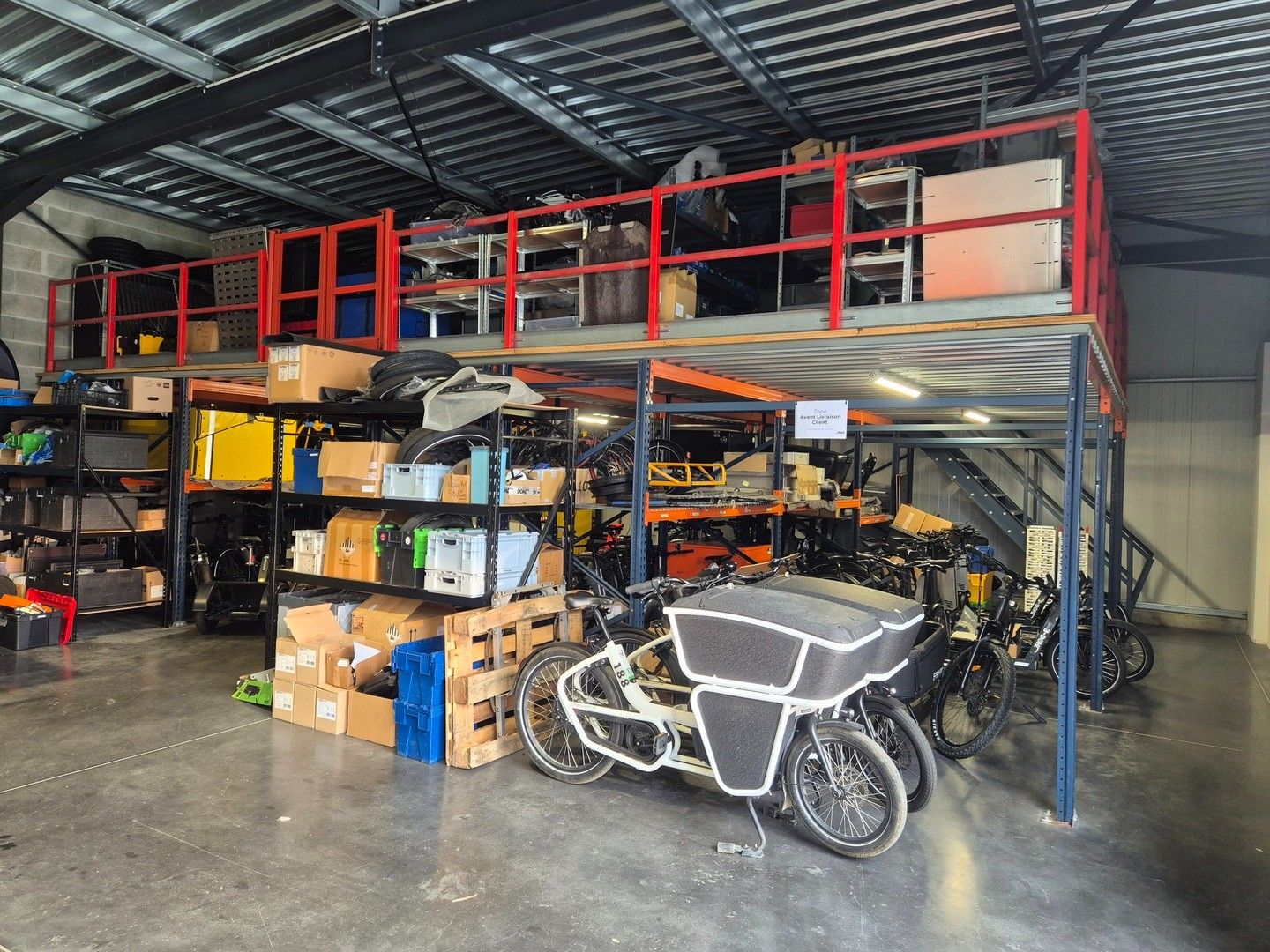 Ensemble de 3 racks porteurs légers de 3 éléments à 2 niveau…
