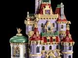 a lego castle with a lot of windows on it