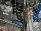 a shopping cart with a lot of items in it