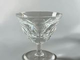 a glass bowl that is sitting on a table