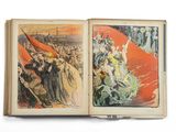 two pages of a book with pictures of people on them