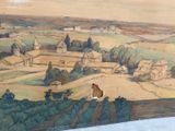 a picture of a painting on the wall of a building