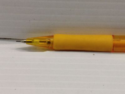 ELAMI - Porte-mine - 0,5 mm - Grip ergonomique - Orange tran…