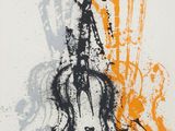 une image représentant un tableau d'un violoncelliste sur fond blanc