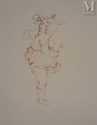 FINI Léonor (1908-1996) La jeune fille au gros chapeau, 1973…