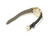 wrist watch on a white background with a black strap
