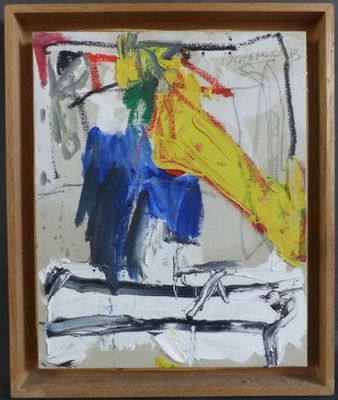 une image d'un tableau dans un cadre en bois