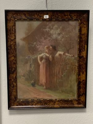une photo d'un tableau accroché au mur