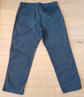 Pantalon toile bleu. Occasion en l’état.