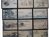 une photo d'une photo d'un tableau sur le mur
