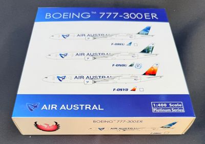 une maquette des Boeing 777-300ER d'Air Australia