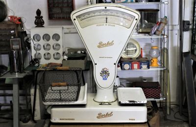 Balance d'Épicerie Berkel des Années 50 avec Paniers - Photo 1