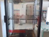 an image of a glass display case in a store