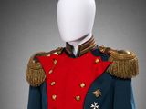 an image of a mannequin dressed in a military uniform