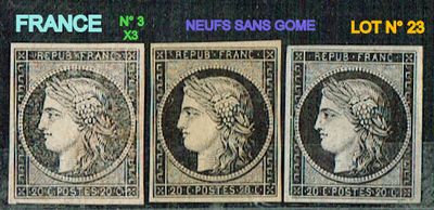 four different stamps of women in headdres on a black background