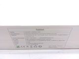the back of a white box with a label on the side of it
