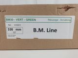 a box with a label on it that says b m line