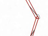 an image of a red lamp on a white background