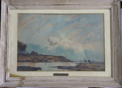 une image d'une image d'une peinture dans un cadre
