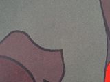 a picture of an elephant that is sitting in a box