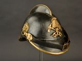 a helmet with a skull and crossbones on it