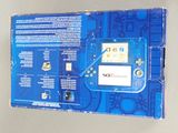 a blue box with a picture of a nintendo wii game system