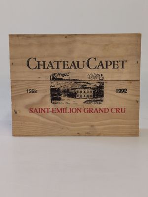 Caisse de vin « Château Cappett Saint-Emilio Grand Cru »