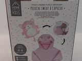 packaging of a child ' s hoodie sweater with a cat on it