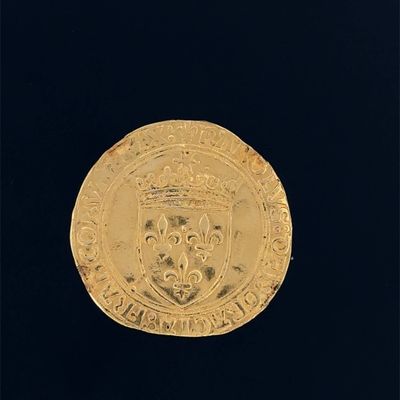 l'image d'une pièce d'or ornée d'une couronne