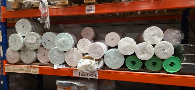 1 ENSEMBLE DE 45 ROULEAUX DE SOUS COUCHES POUR PARQUETS
