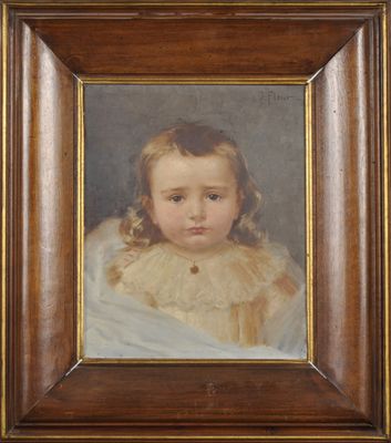 Jules FLOUR (1864-1921) : Portrait d'un jeune garçon prénomm…