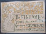 une ancienne publicité pour le « Fine Art and General Insurance Club »