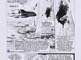a black and white image of a page from a comic book