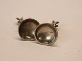 pair of antique silver plated cufflinks