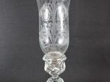 an image of a glass vase on a black background