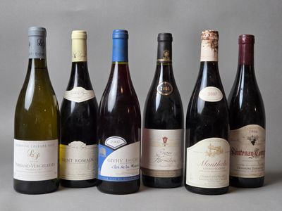 6 Bouteilles. Comprenant : 1 bouteille de Pernand-Vergelesse… - Photo 1