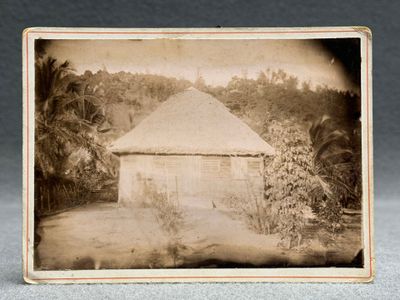 Photographie vers 1900 Chapelle de l'oncle Désiré au iles Se…