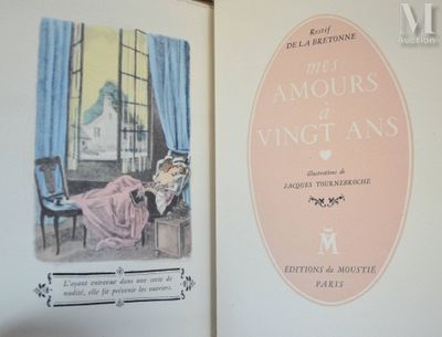 une photo d'un livre sur laquelle figure une femme assise sur une chaise