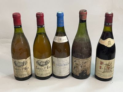 5 bouteilles 1 bouteille Beaune 1er cru, Clos des Mouches 19…