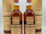trois bouteilles de whisky single malt Glendronach