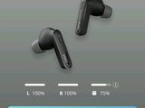 the jbl tune beam earphones are shown on a smartphone screen