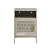 10798-352 / Table de chevet métal taupe - SORELH -PANTONE - …