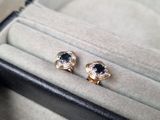 une paire de boucles d'oreilles rangées dans une boîte