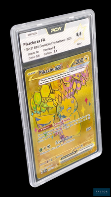 une image d'une carte Pokémon dans un étui en plastique