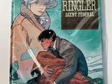 the cover of a comic book with an image of a man and a woman